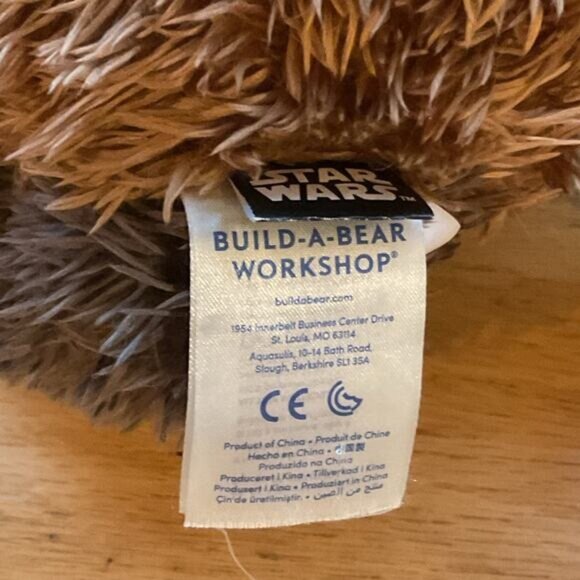 Star Wars Build-A-Bear Workshop Chewbacca Plush Toy Stuffed Animal Collectible - Picture 2 of 5